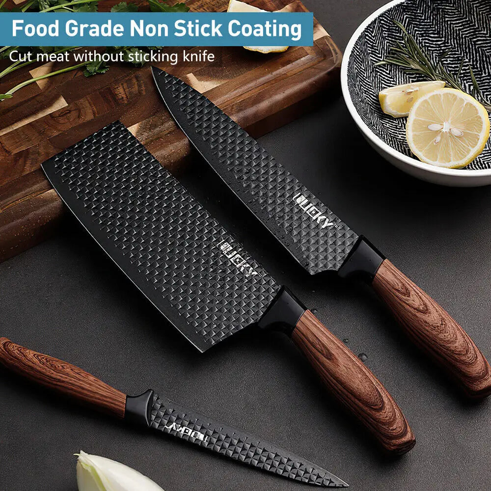 MDHAND Kitchen Knife Set Stainless Steel Knife, 6-Piece Kitchen Tool Set, Fruit Knife, Essential Cooking Tools for Restaurants