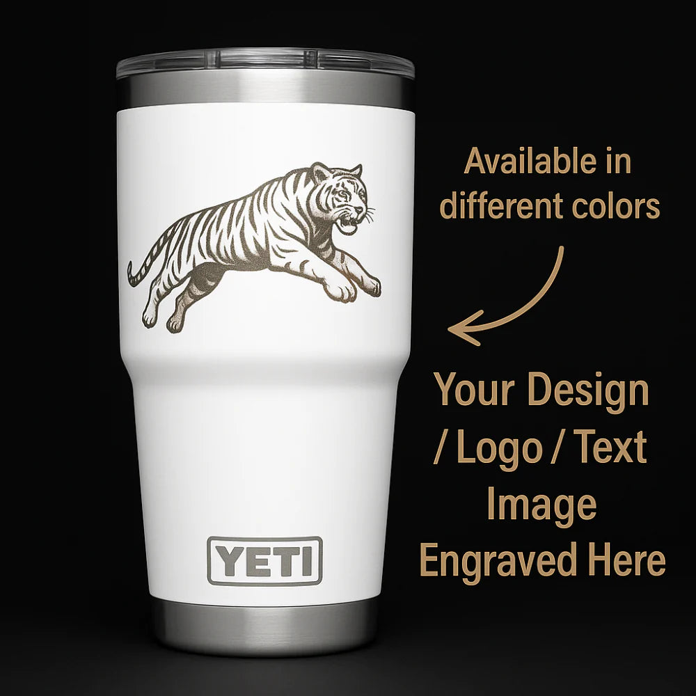 30 Oz YETI Insulated Tumbler Multiple Colors & Custom Engraving Travel Cup