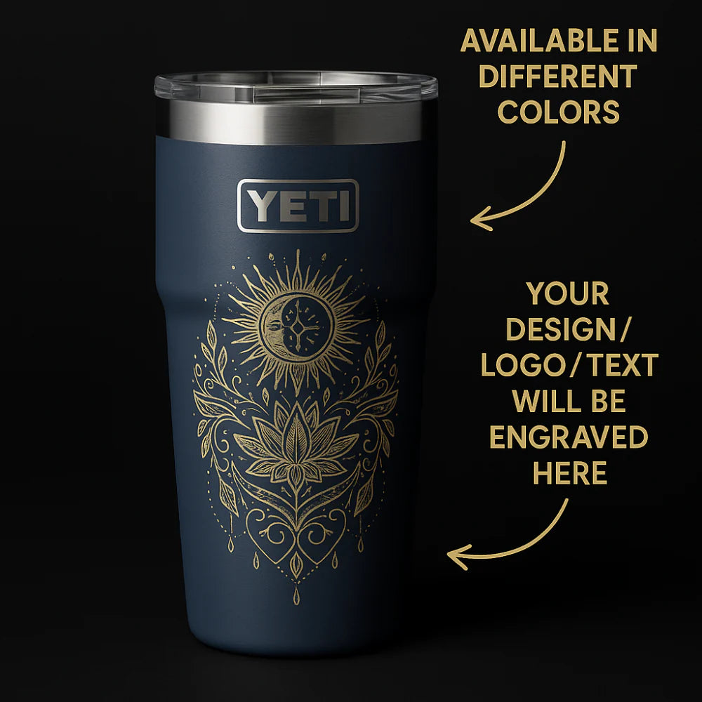 20 Oz YETI Insulated Tumbler Multiple Colors & Custom Engraving Cup