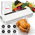 120W High Power Vacuum Sealer 95KPA Strong Suction Digital Countdown Dry & Wet Food Sealer Machine with 20Pcs Bags for Home Refrigerator Sous Vide Cooking