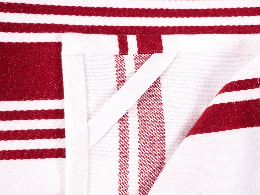 Cotton Stripe Waffle Dish Towel Kitchen Towel