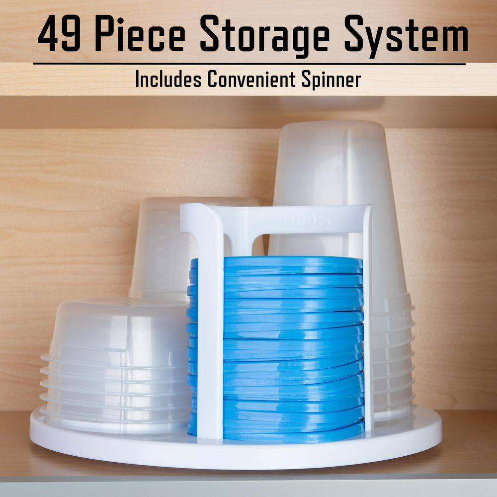 49-Pieces Food Storage Containers with Lids