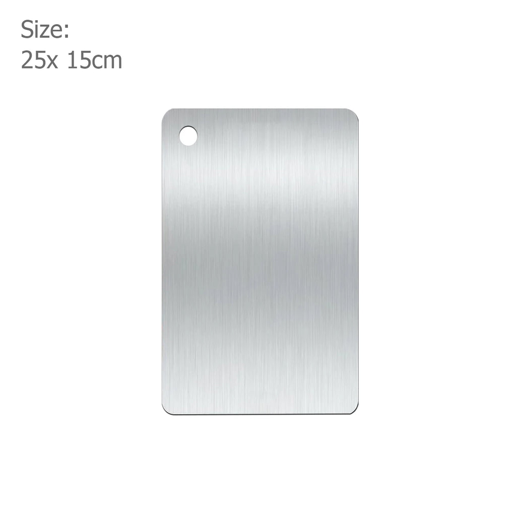 Kitchen Cutting Board Double Sided Cutting Boards for Kitchen Stainless Steel Chopping Board Food Grade Easy to Clean