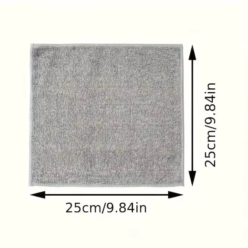 Bamboo Charcoal Microfiber Dishcloths (1–100 PCS) – Thickened Super Absorbent Anti-Grease Kitchen Cleaning Cloths, Reusable Wiping Rags for Home Use