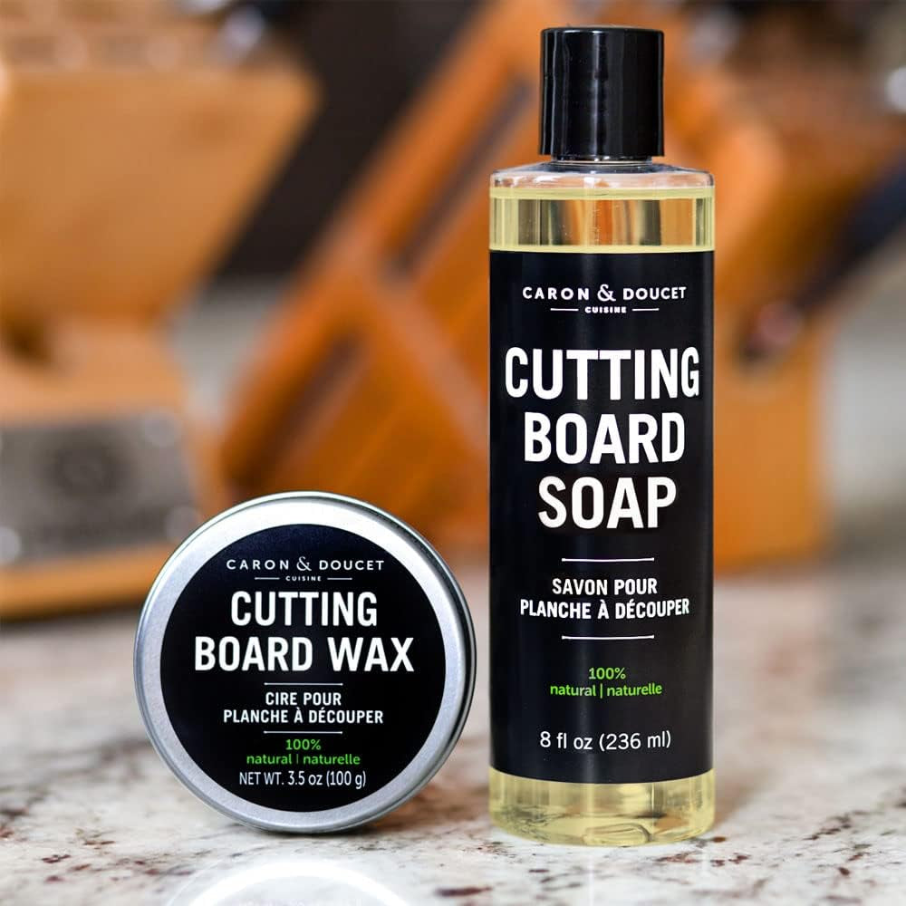 - Ultimate Cutting Board Maintenance Kit - Cutting Board Oil, Cutting Board Soap, Cutting Board Wax