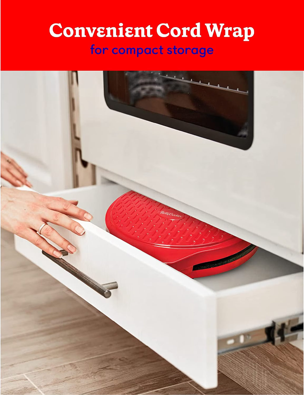 12-In. Pizza Maker, Red, BC-2958CR