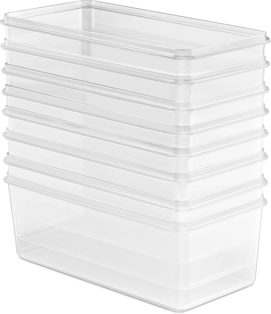 Airtight Food Storage Containers, Plastic Pantry Bins (8 Pack)