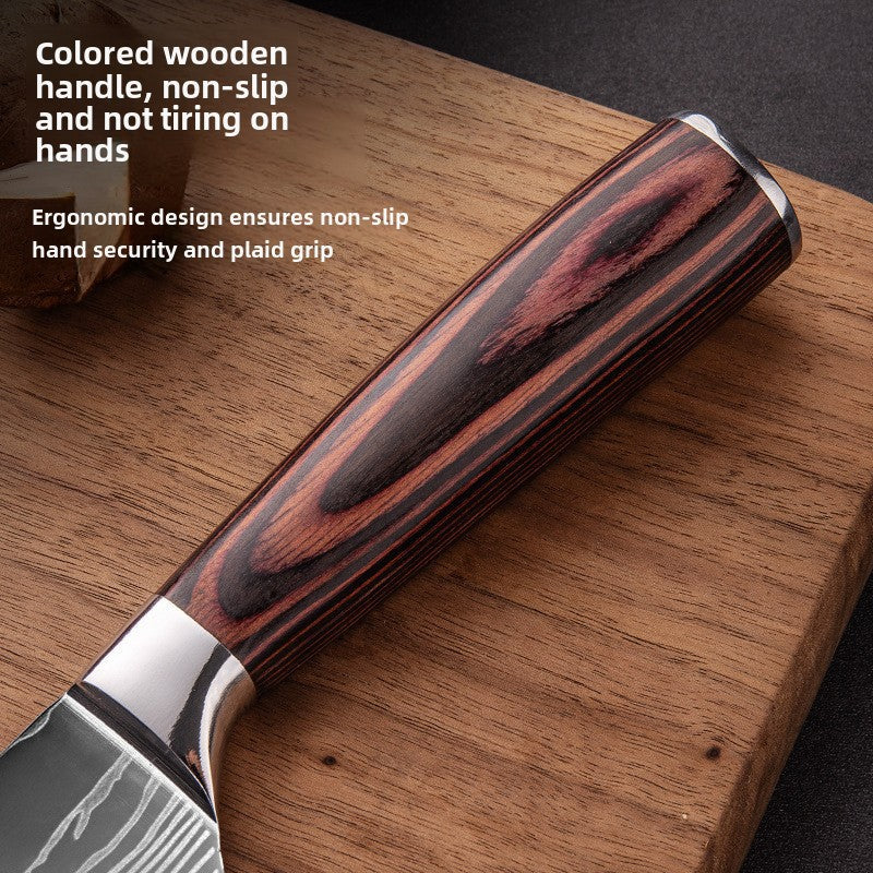 Damascus Pattern Vegetable Cutting Tool
