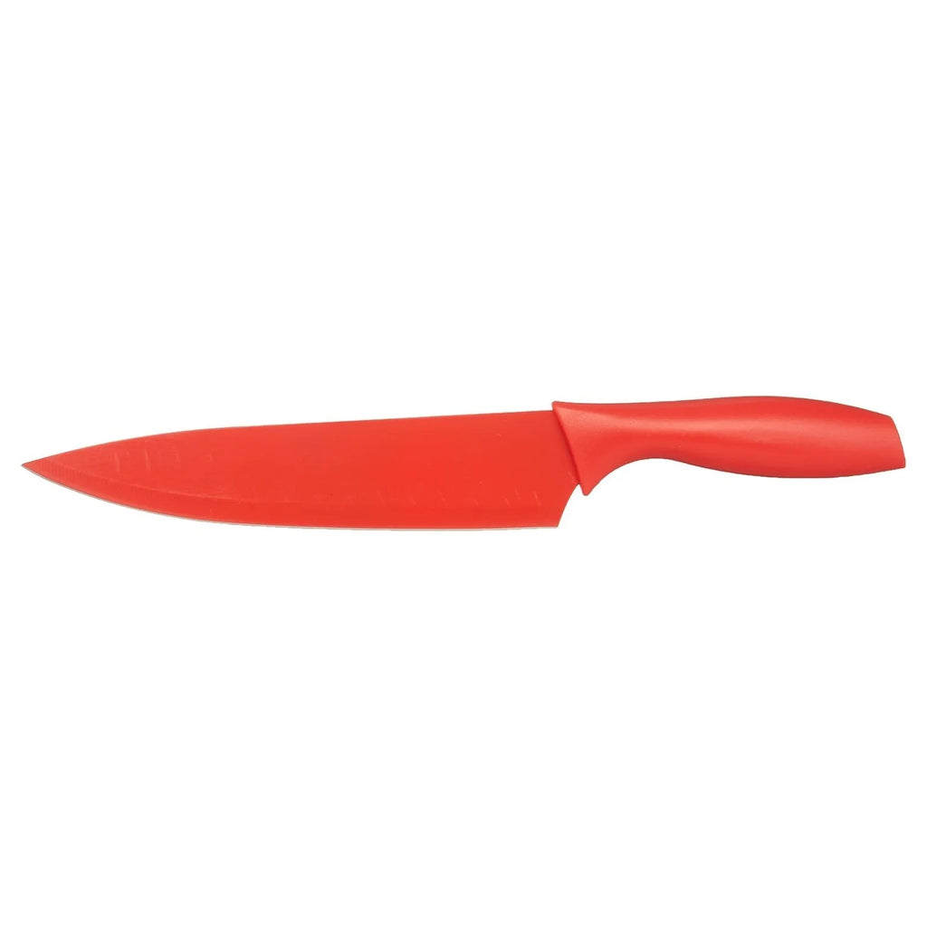 Color-Coded Dishwasher Safe Kitchen Knife Set, 12-Piece with Ergonomic Handles, Non-Stick Sharp Blades, 6 Knives with 6 Blade Guards, Multicolor