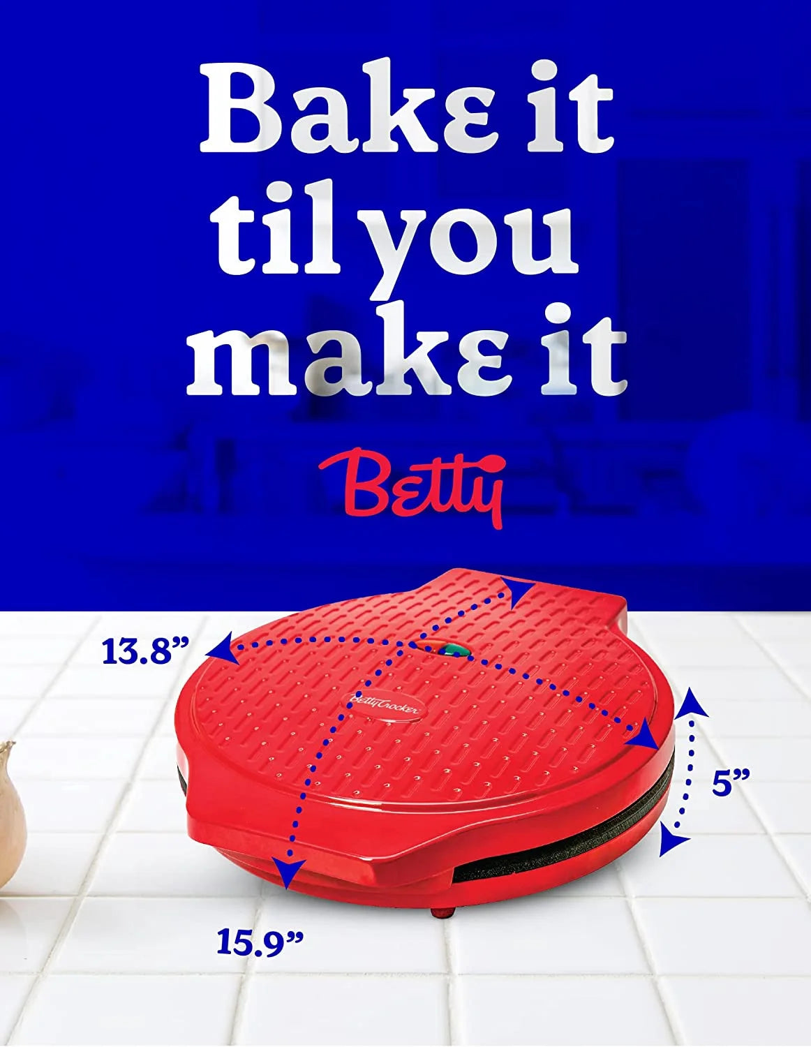 12-In. Pizza Maker, Red, BC-2958CR
