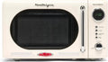 0.7 Cu Ft Retro Microwave Oven, 700W Countertop Microwave Oven with Accessory Bundle, Cream