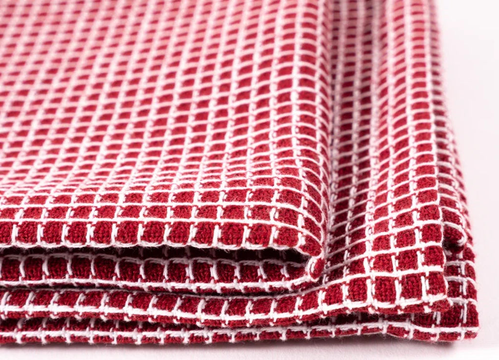 Cotton Stripe Waffle Dish Towel Kitchen Towel