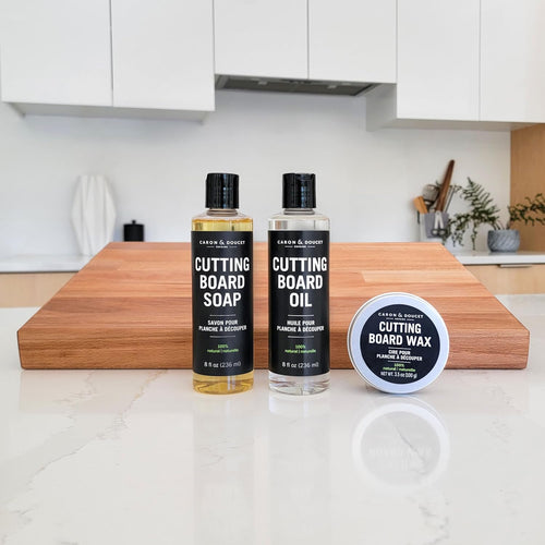 - Ultimate Cutting Board Maintenance Kit - Cutting Board Oil, Cutting Board Soap, Cutting Board Wax