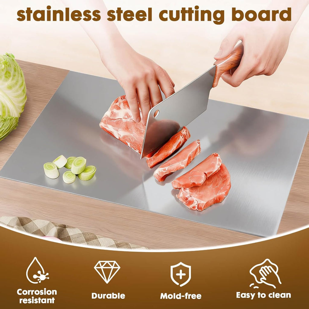 304 Stainless Steel Cutting Board, 15.7" X 11.8"