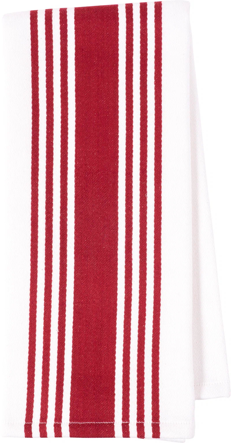 Cotton Stripe Waffle Dish Towel Kitchen Towel