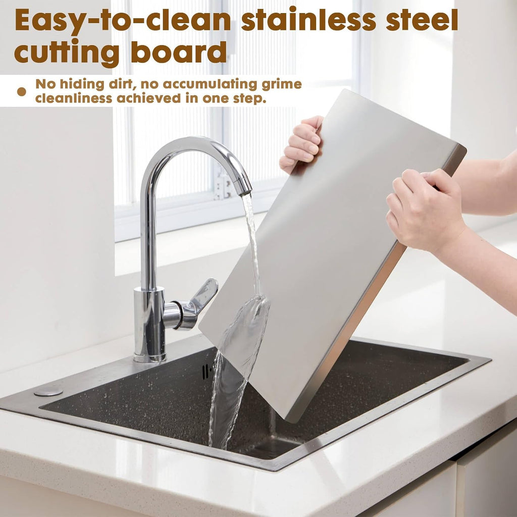 304 Stainless Steel Cutting Board, 15.7" X 11.8"